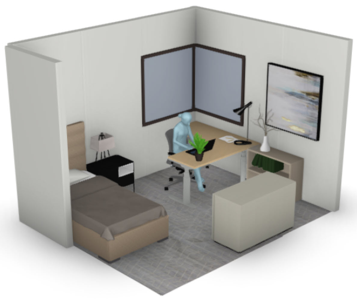 12 x 10 Bedroom Layout