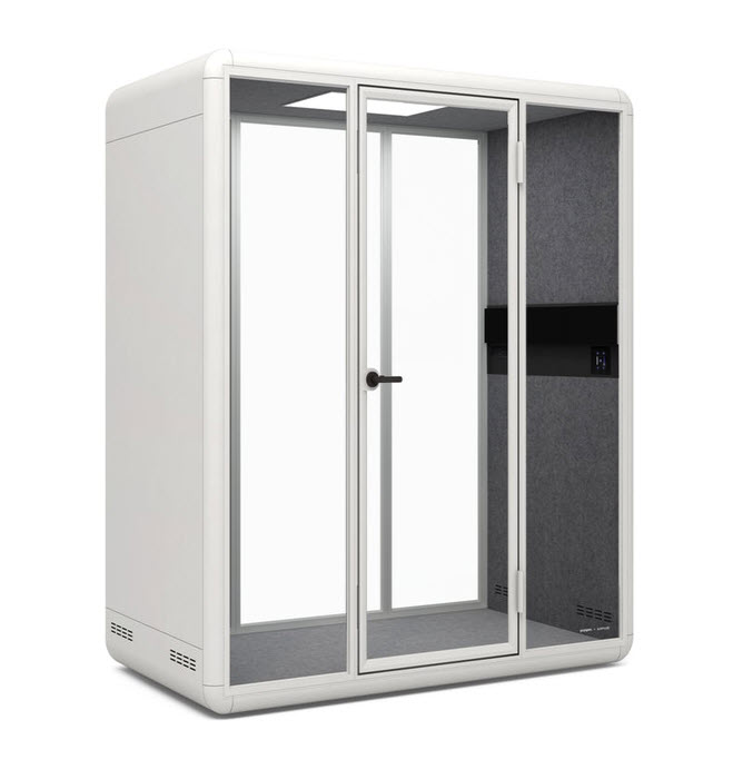 Portable, movable privacy booth - 4 person